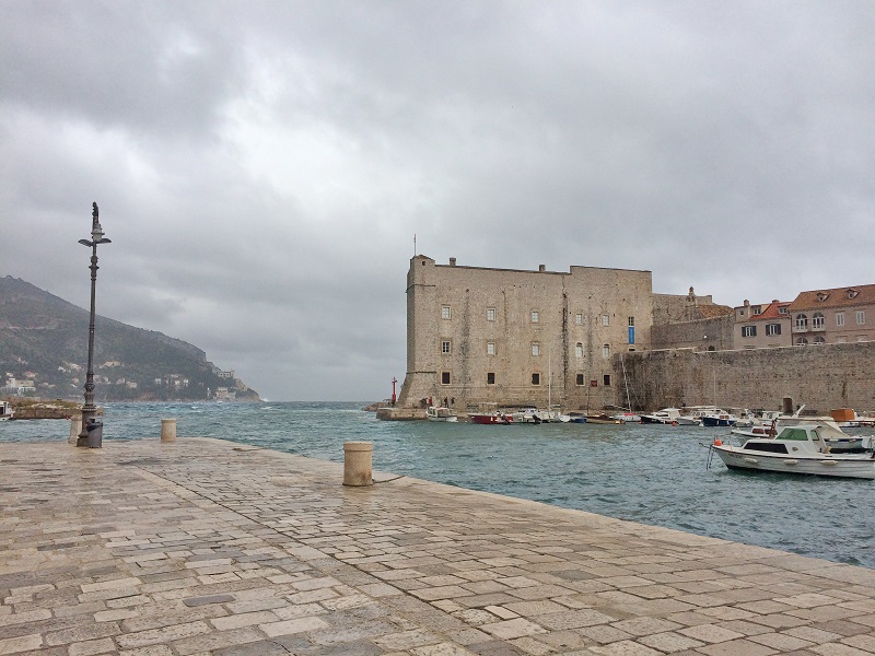 Um dia em Dubrovnik durante uma parada de cruzeiro.