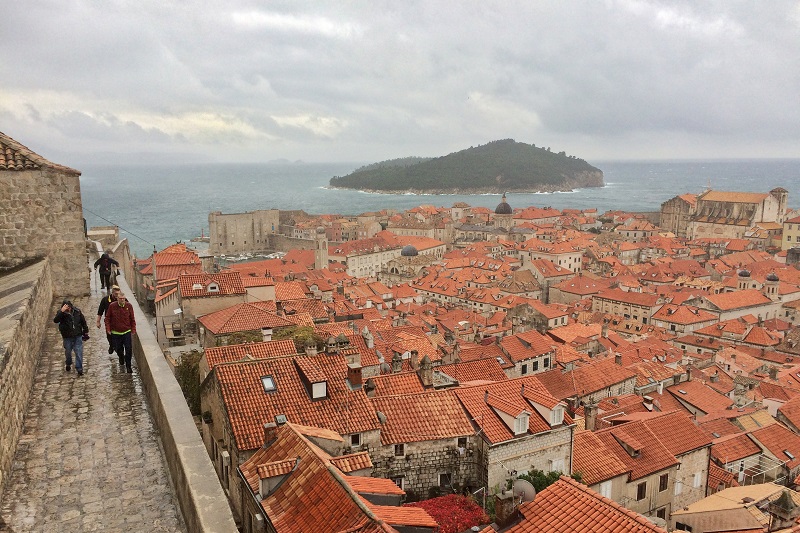 Um dia em Dubrovnik durante uma parada de cruzeiro.